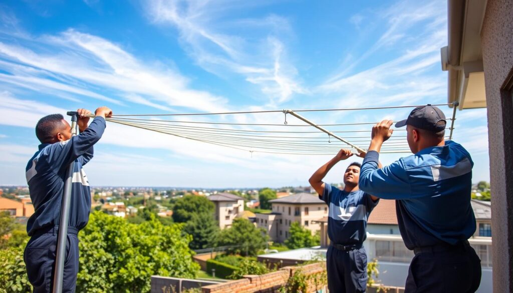 Expert Rotary Washing Line Installation for South African Homes