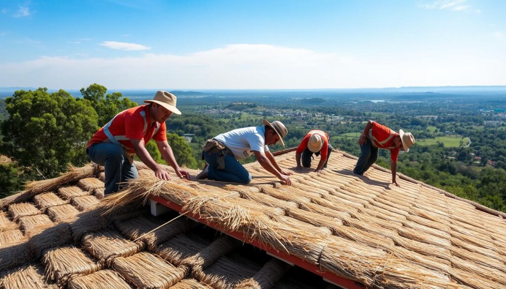 Thatch Installation Harvey Thatch Tiles Installation in Johannesburg & Pretoria
