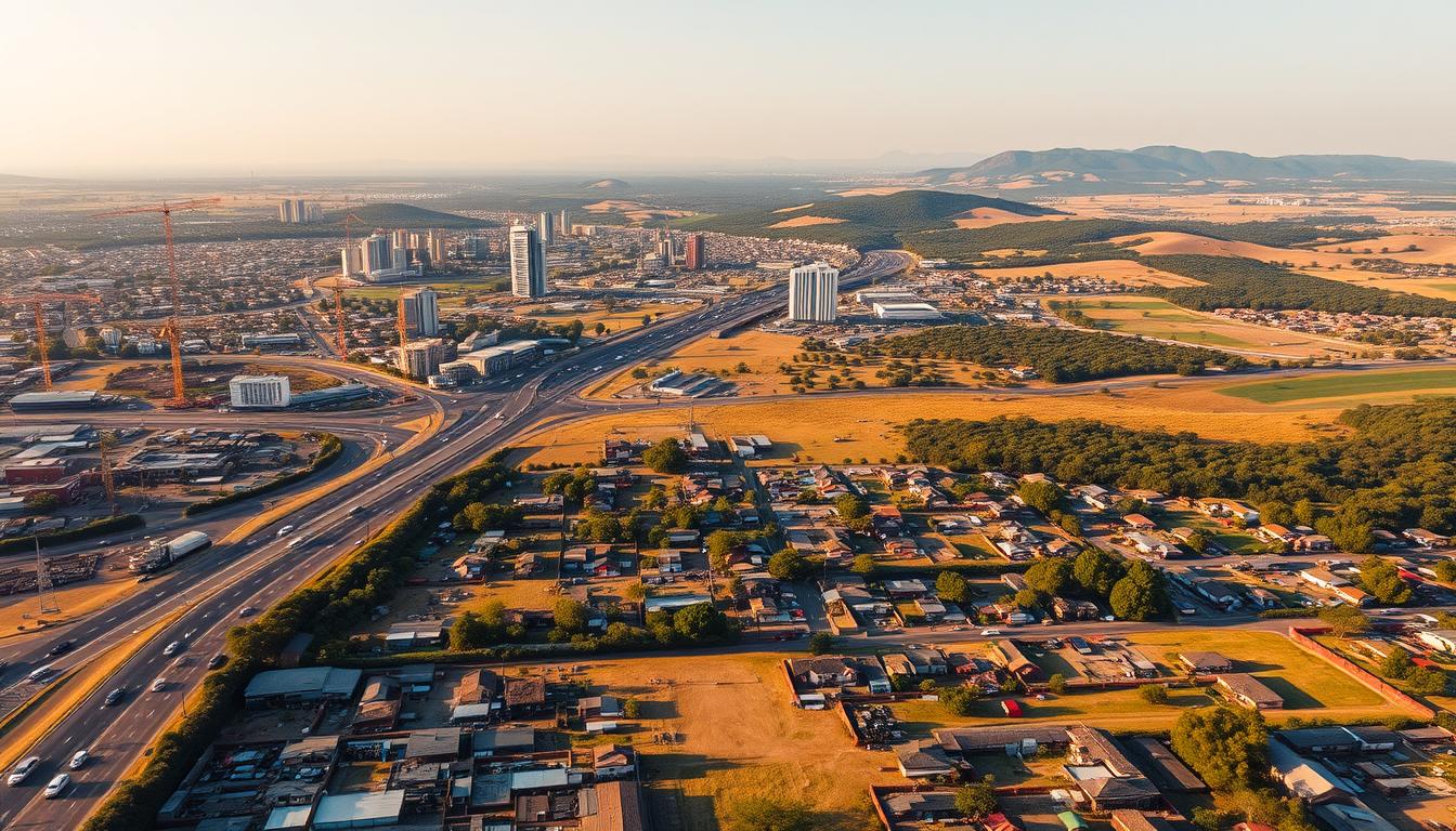 A-sweeping-aerial-view-of-South-Africa-showcasing-the-comprehensive ...