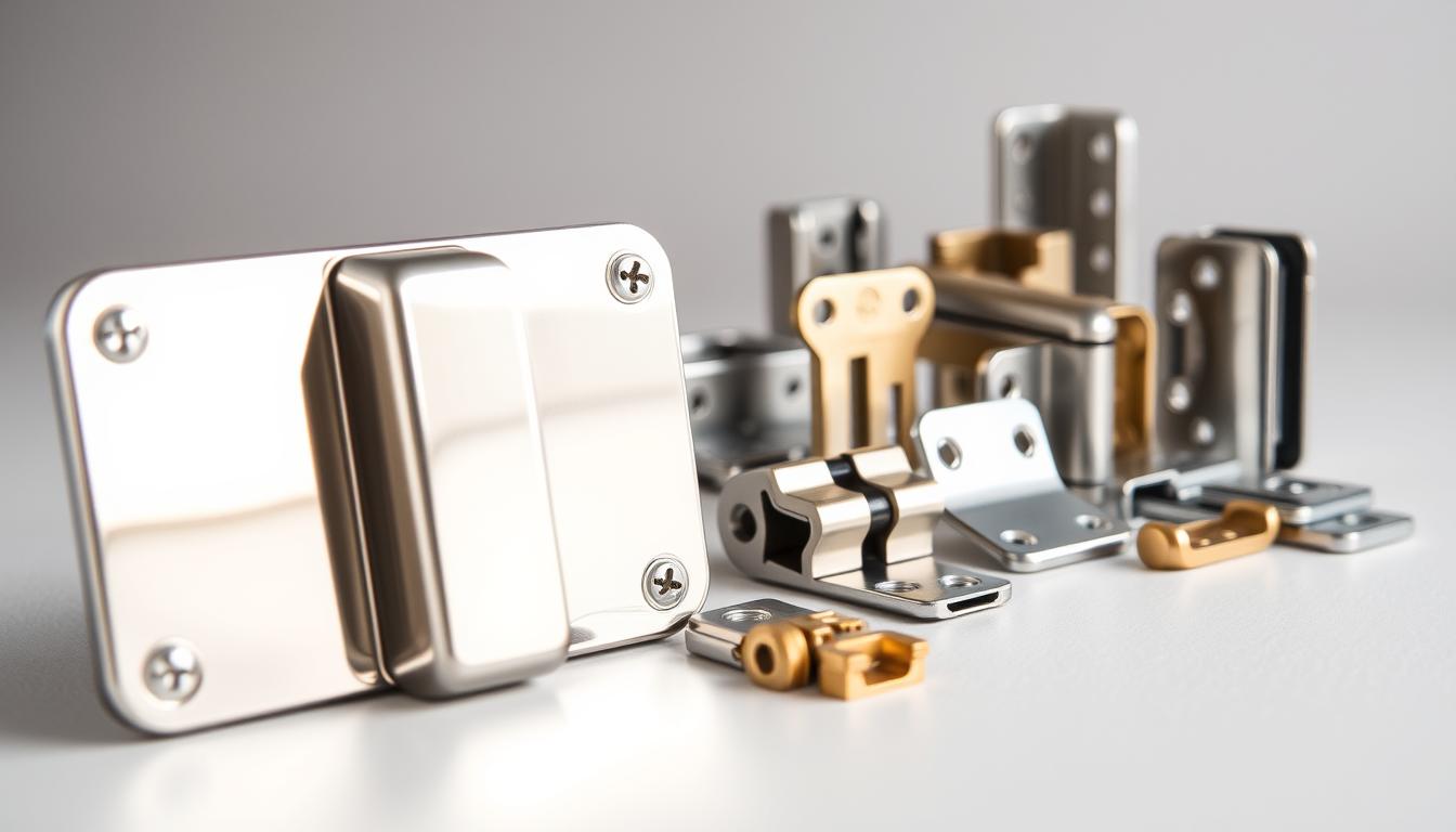 A-close-up-view-of-various-window-hardware-components-arranged ...
